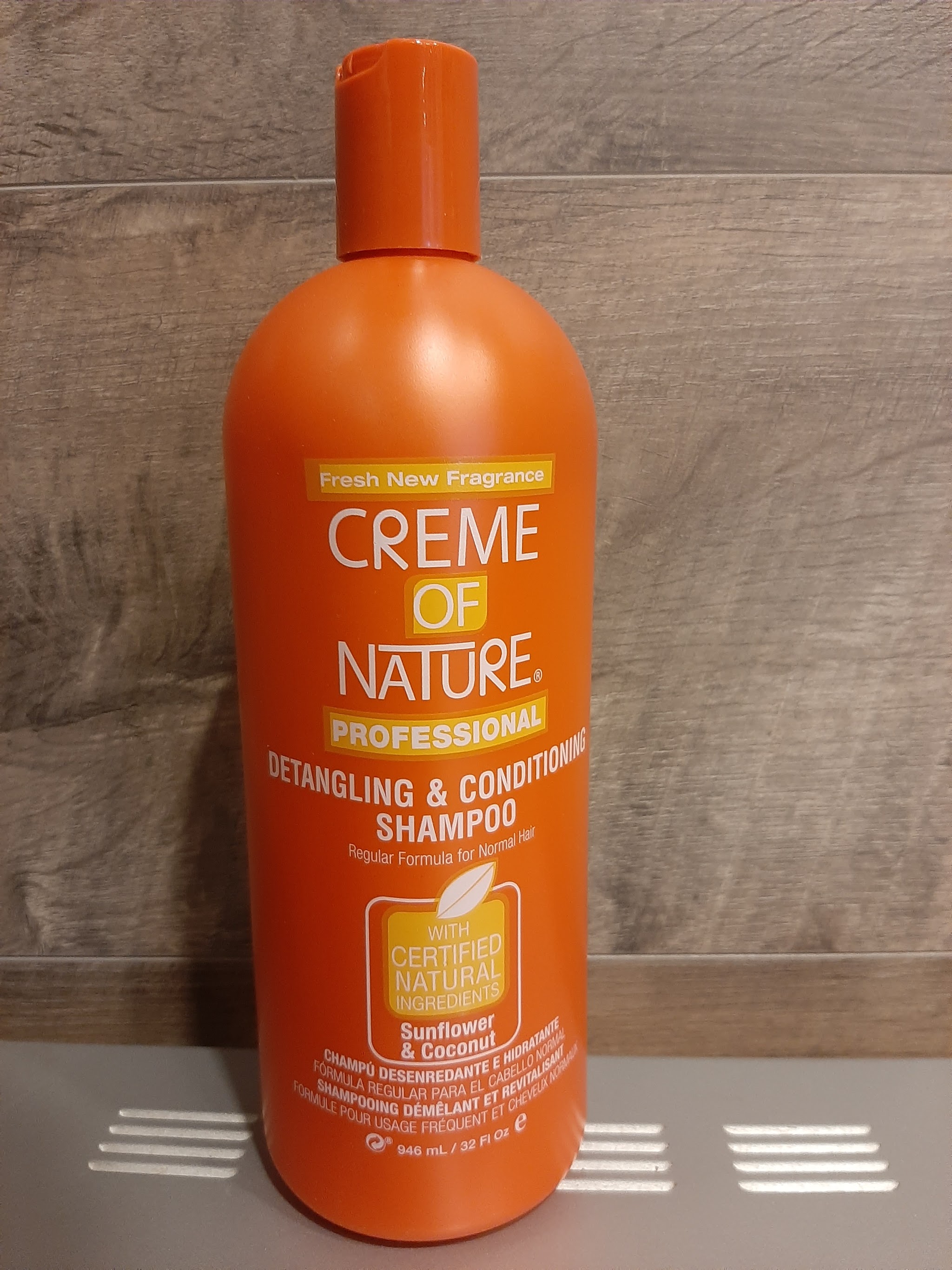 Fles Creme of Nature shampoo